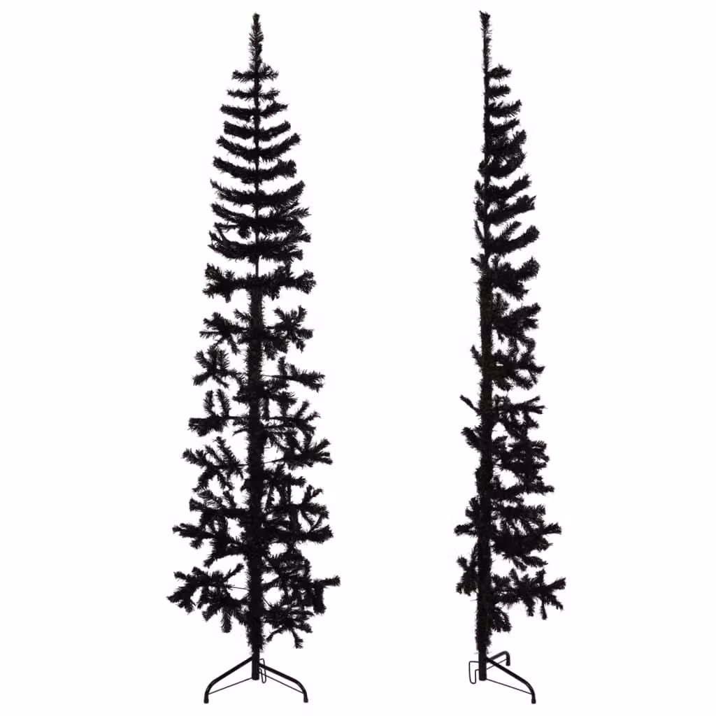 Maison Exclusive - Support per albero di Natale artificiale, design elegante, colore nero, altezza 240 cm