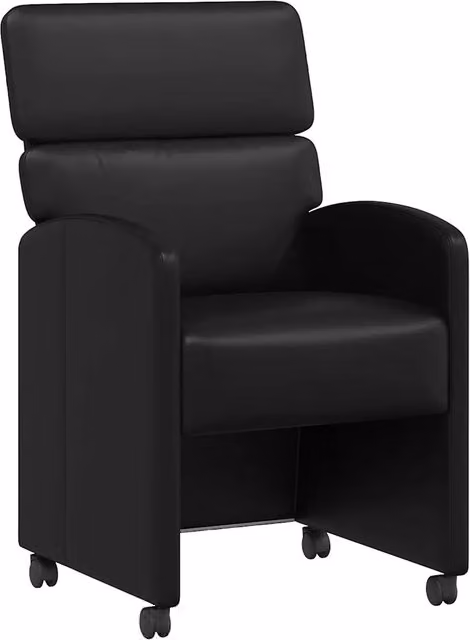 Sedie da Pranzo con Ruote con ruote 2 pz | Sedie da cucina Nero 58 x 65 x 98 cm