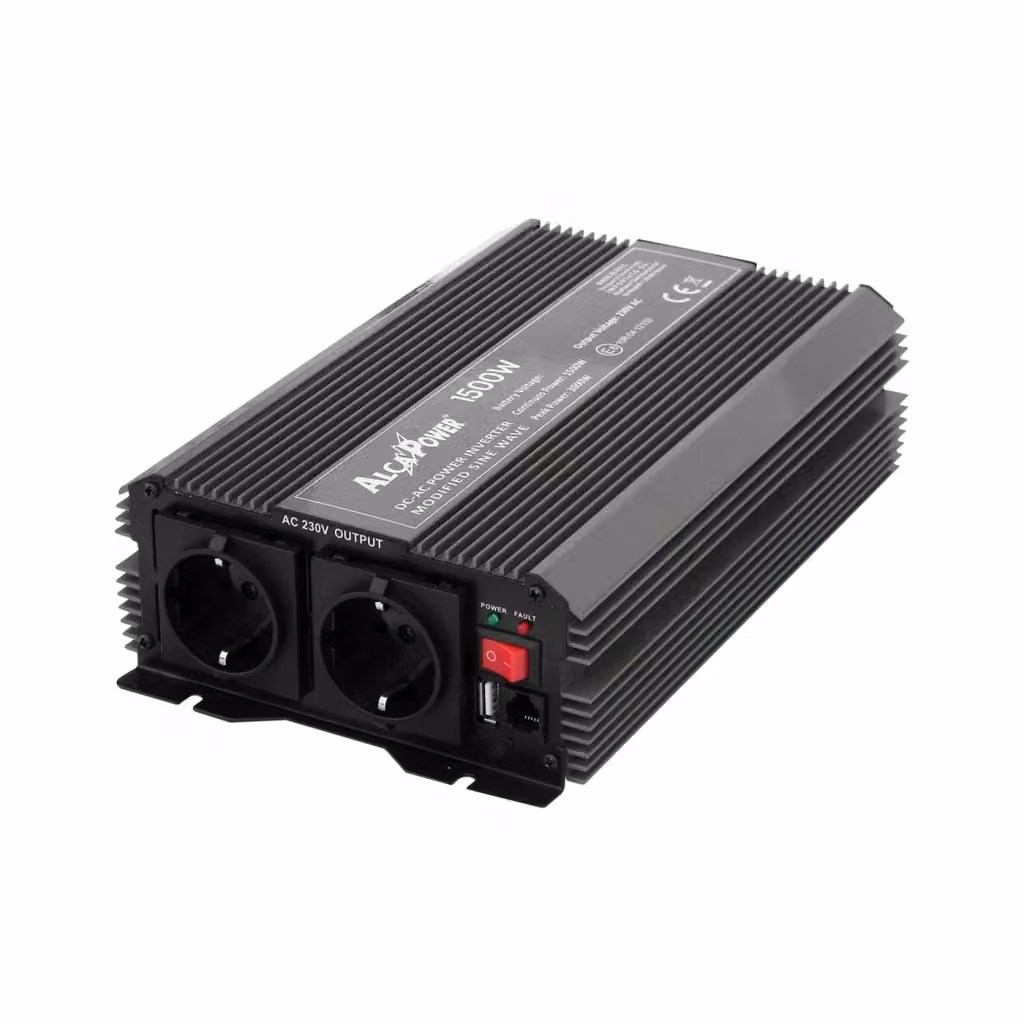 Inverter Alca Power SOFT START IRS1500-24 Nero, 1500W, Input 24V DC, Output 220V AC – 2