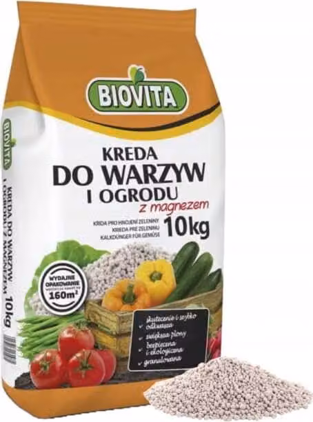Gesso per ortaggi e giardino 10 kg Concime con calcio e magnesio