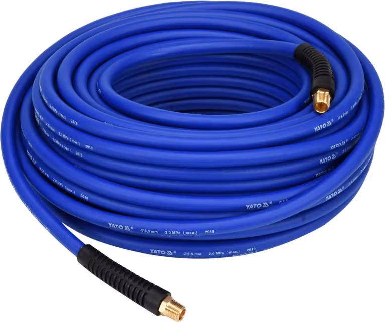 Tubo flessibile per aria compressa ibrido da 1/4" e 30 m, extra lungo e flessibile