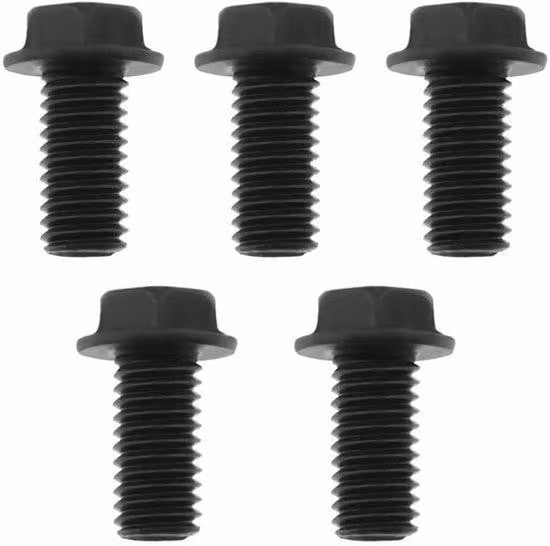 Lama per sega industriale, bullone M8x16mm, Acciaio al carbonio, confezione da 5 pezzi