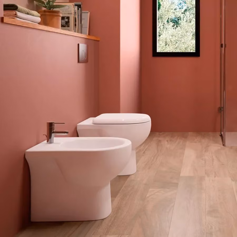 Bidet Filomuro Rak Ceramics Tonique Bianco L: 55 cm, P: 36 cm, H: 42,5 cm – 2