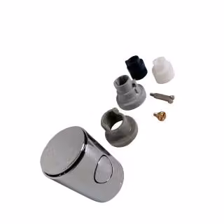 Maniglia in metallo 47984 DN 15 Maniglia di volume con EcoButton cromo