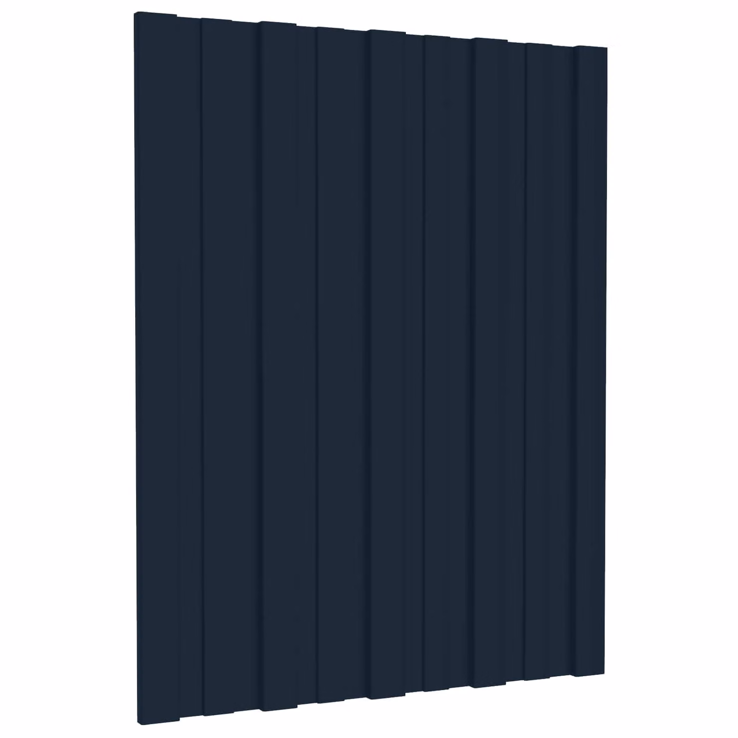Set di 12 pannelli per tetto vidaXL in acciaio zincato colore antracite L 60 cm x P 45 cm