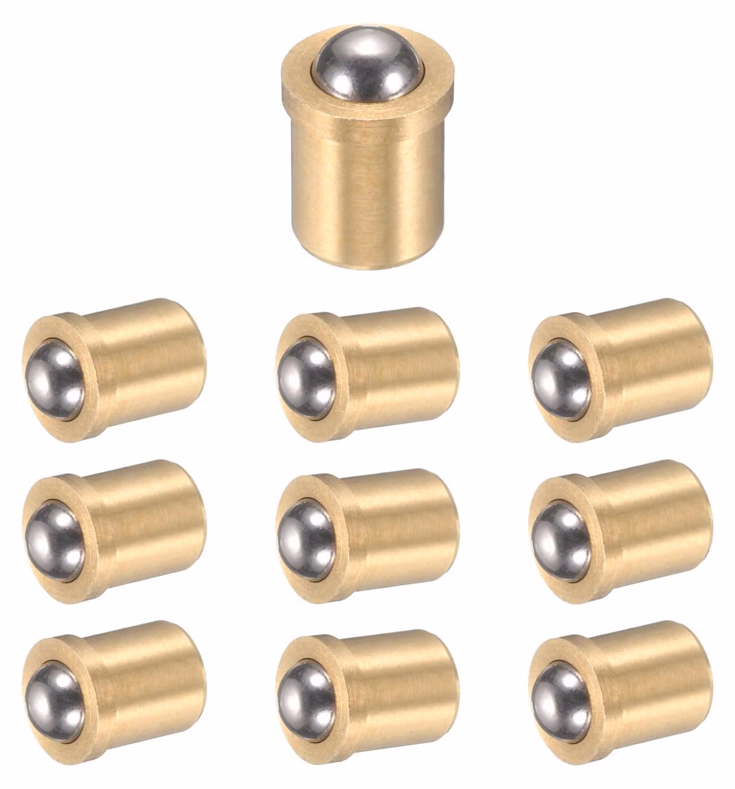 Penna a sfera, confezione da 20 pezzi, diametro 3 mm, 30N, acciaio inossidabile/rame