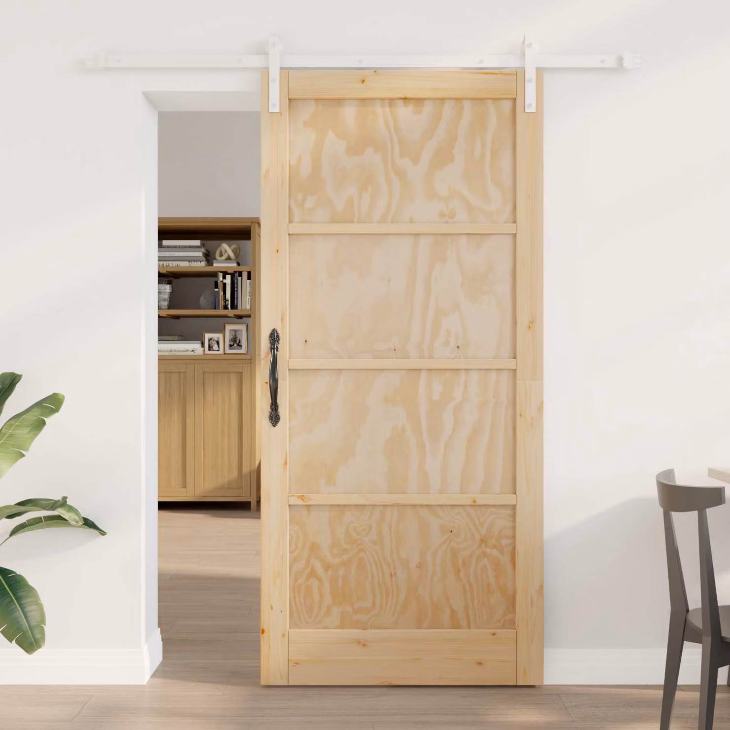 vidaXL Porta scorrevole 93 x 202 cm Legno ingegnerizzato