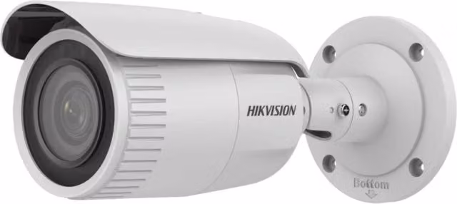 Telecamera IP PoE Bullet Hikvision Varifocale Motozoom da 4 MPX 2.8-12mm Bianca