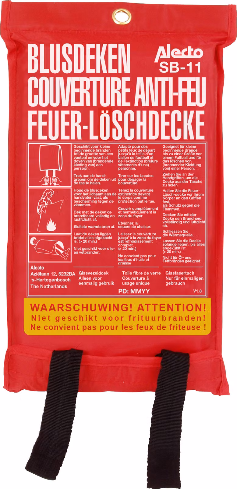 Alecto Löschdecke 100 x 100 cm