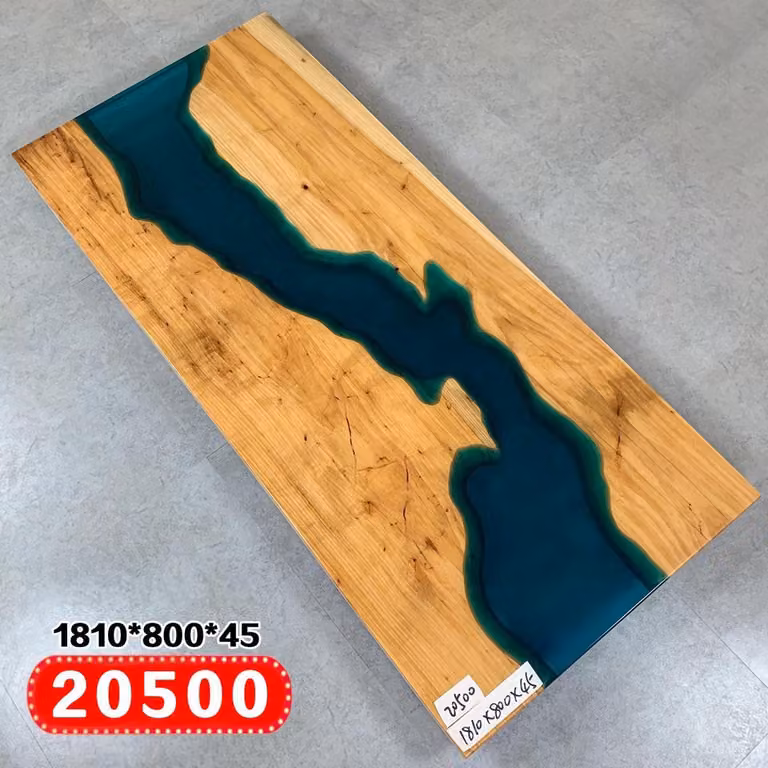 Esstisch Design Tisch Harz Moderne Tische Meer Fluss Möbel 181x80 Epoxid Ozean