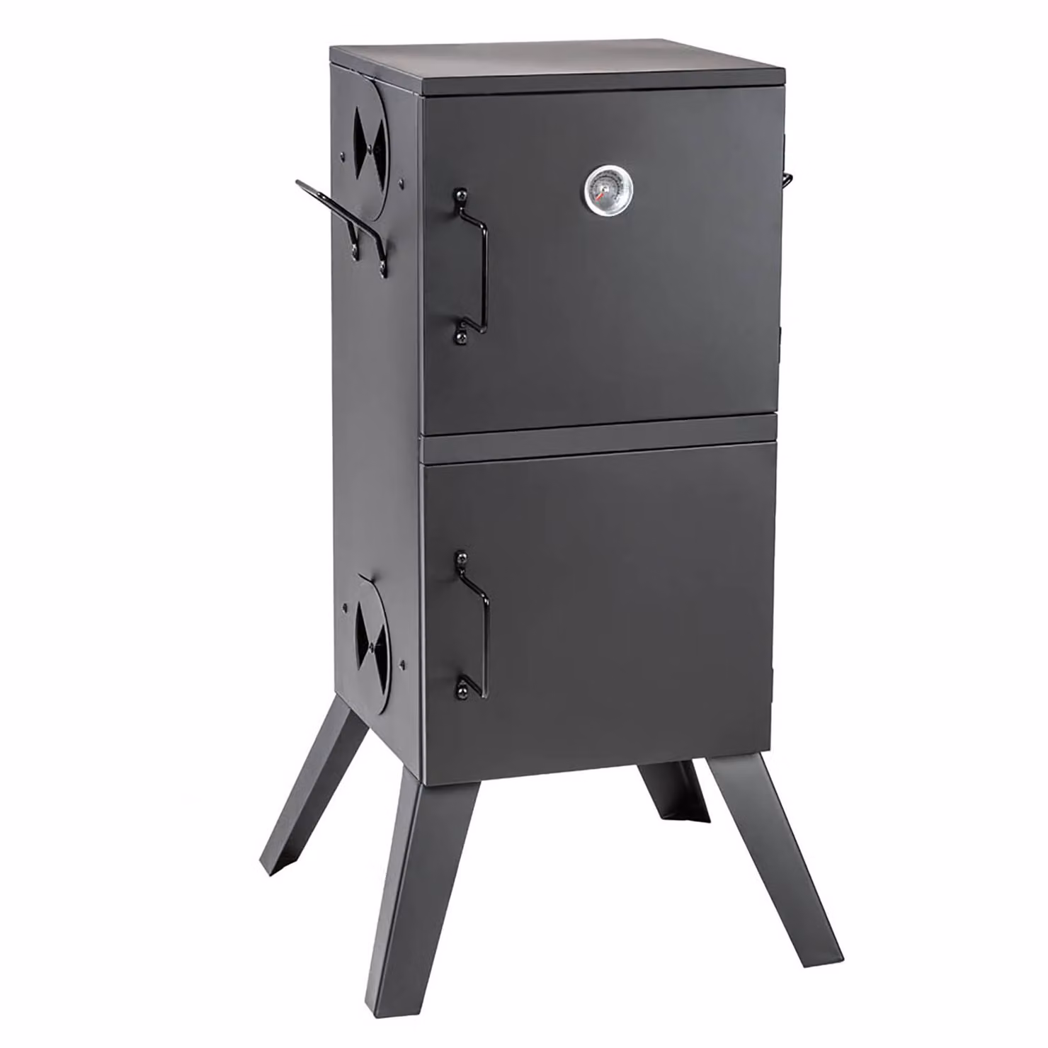 Forno per affumicatura verticale TecTake GmbH con termometro, nero