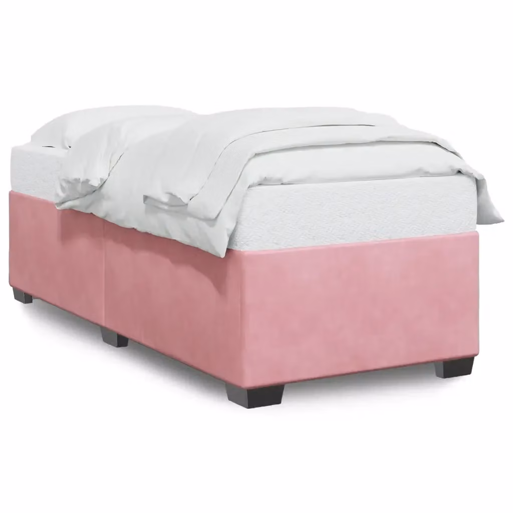 vidaXL Giroletto in Velluto Rosa L/P: 100 x 200 cm – 2