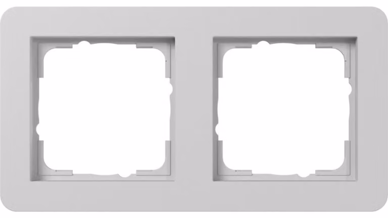 Telaio di copertura Gira 2f Gira E1 grigio m 0212154