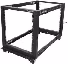 Armadio rack Open Frame Startech.Com 12U colore nero 4POSTRACK12U