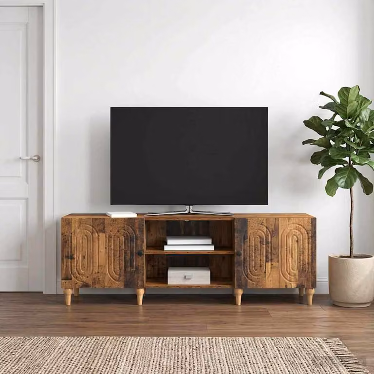 Mobile TV vidaXL moderno in legno marrone L: 150 cm, P: 31 cm, H: 50 cm