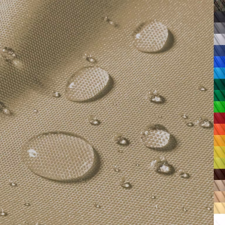 Tessuto poliestere impermeabile, dimensioni 300x160 cm, ideale per tende e abbigliamento da outdoor