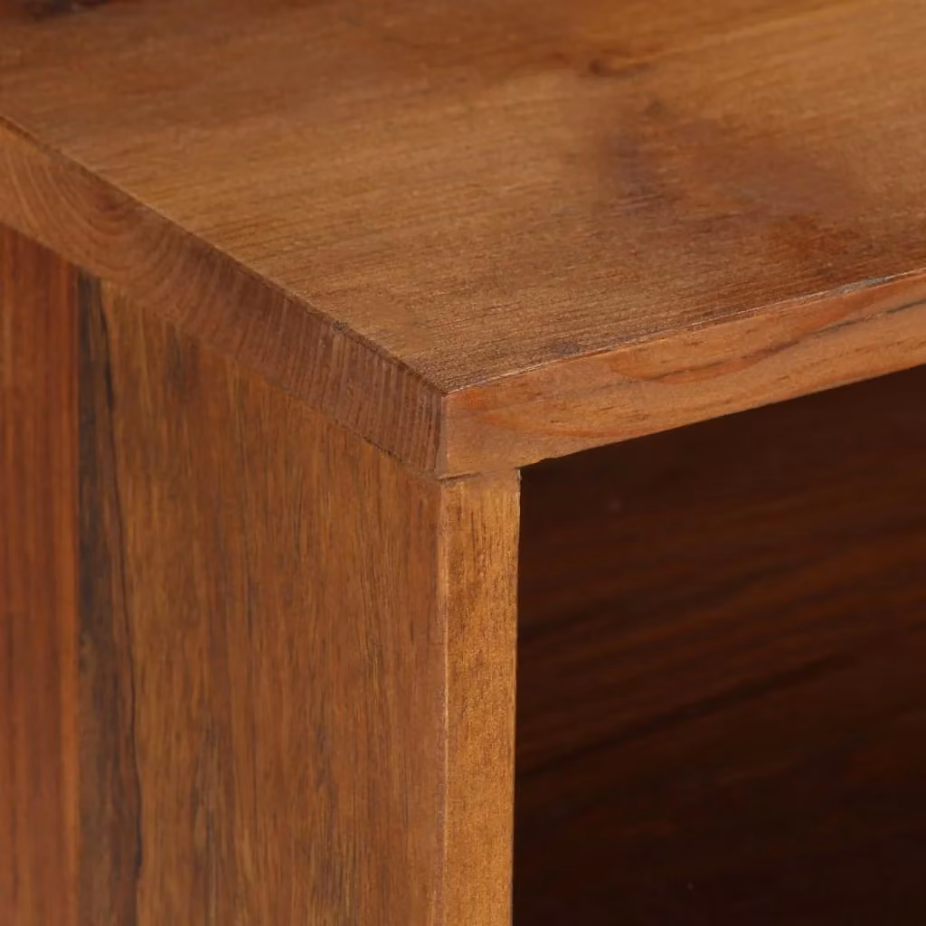 Mobile TV e credenza in legno massello di recupero marrone stile retro L: 140 cm, P: 40 cm, H: 30 cm – 2