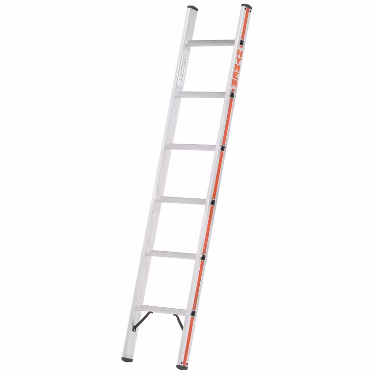 Scala a pioli Hymer, 6 pioli, lunghezza 1,89 m, altezza massima 2,83 m, peso 3,3 kg
