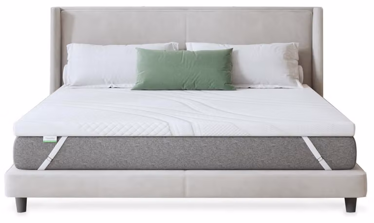 Topper per materasso, 140x200 cm, in gel memory foam, 5 cm, Oeko-Tex