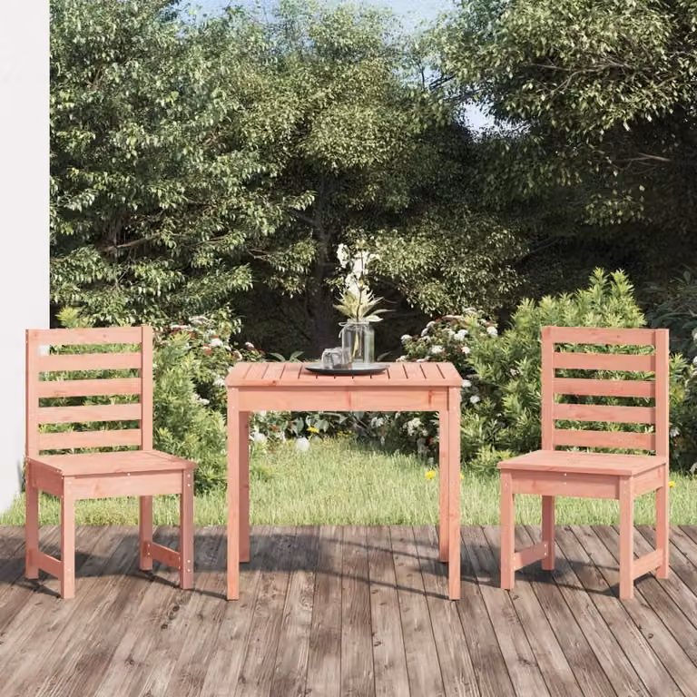 Maison Exclusive - Set da giardino in 3 pezzi in legno massello di douglasia