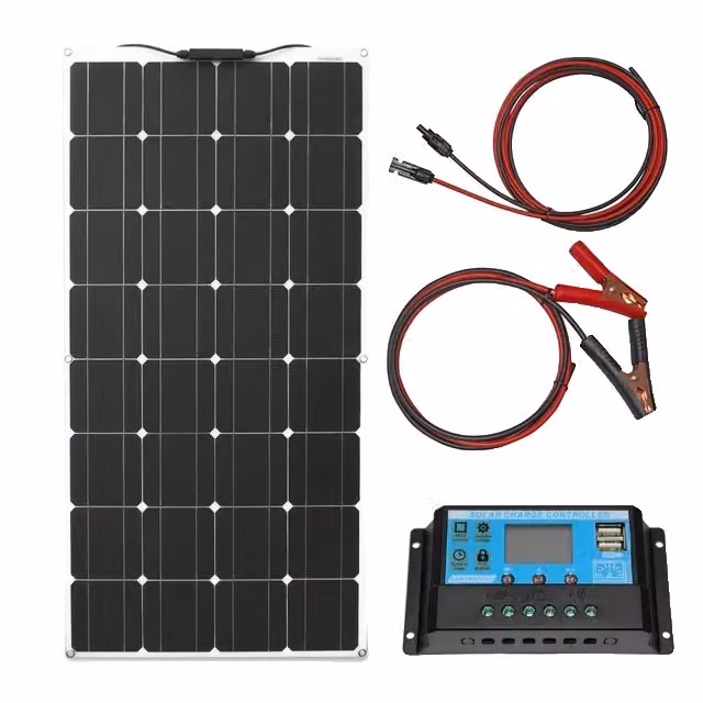 Pannelli solari, da 100W e 200W di potenza, design flessibile, kit solare da 100W