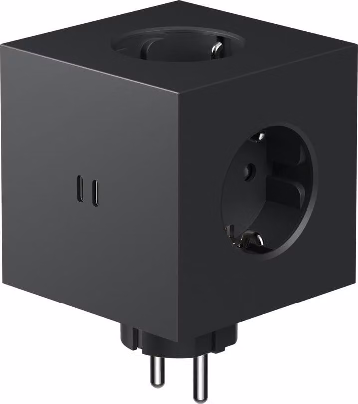 AVOLT - Caricabatterie AC Square 2 (nero Stoccolma)