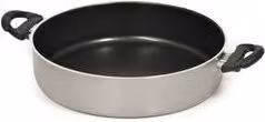 Tegame antiaderente in alluminio Piardinox Fireworks Grigio e Nero Diametro: 14 cm