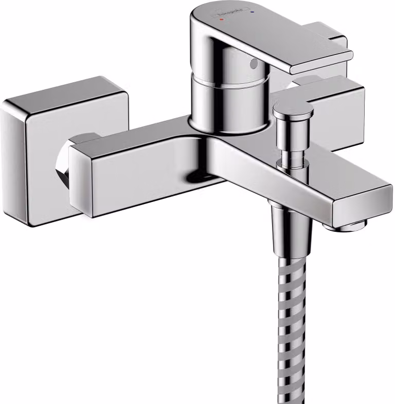Miscelatore monocomando per vasca, da montare a parete, cromato, 1 pezzo, 22,5 l/min