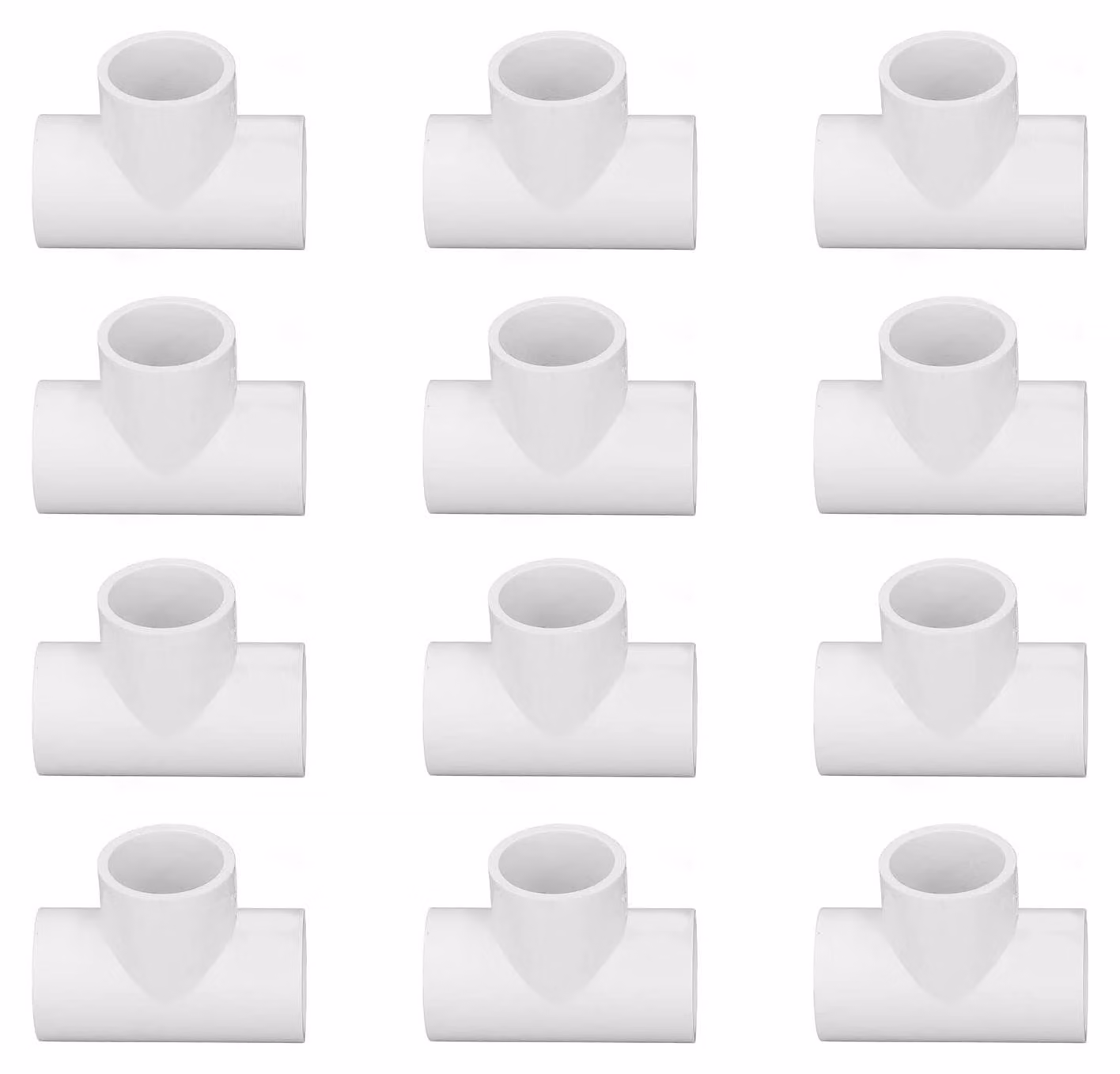 Solidchoice - Raccordi a gomito in PVC, set di 12 pezzi per collegamenti di tubi