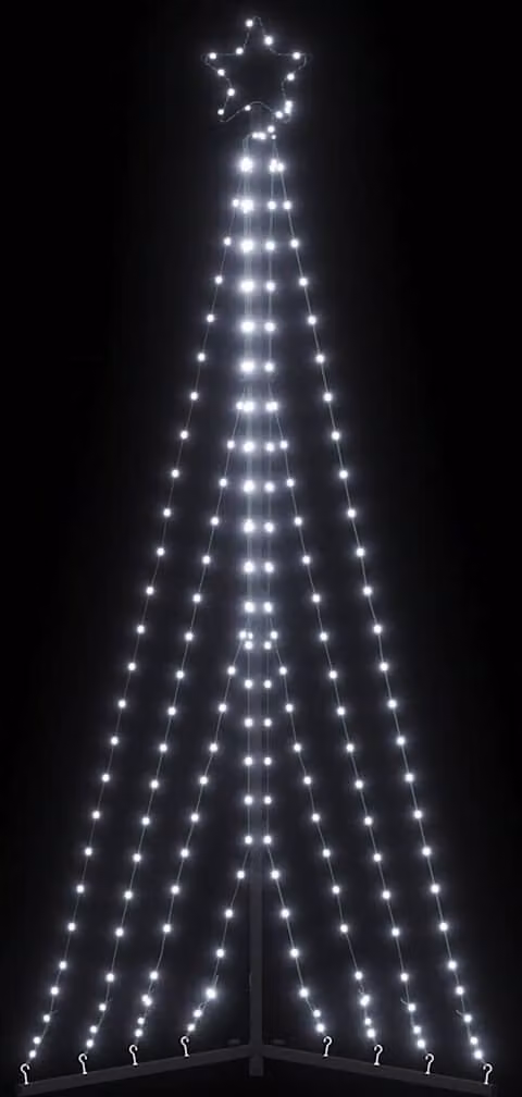 Maison Exclusive - Albero di Natale a LED 339 LED Bianco Freddo 182 cm