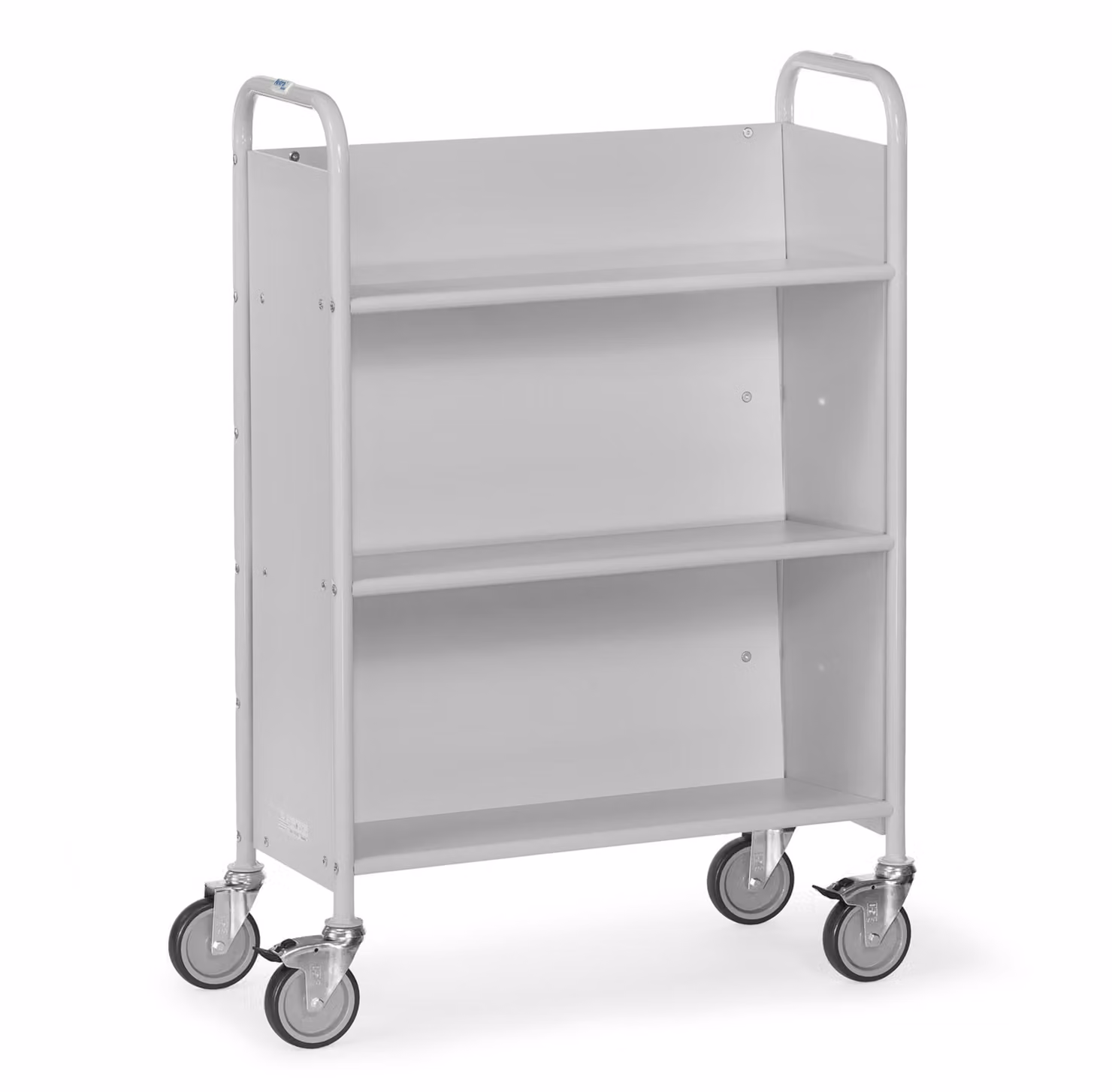 carrello da ufficio fetra (L)855 x (P)400 mm ripiani inclinati spedizione spedizione