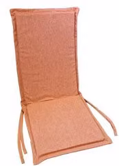 Cuscino da poltrona rettangolare Olibò in misto cotone arancione con fodera sfoderabile L 88 x P 38 x H 3,5 cm
