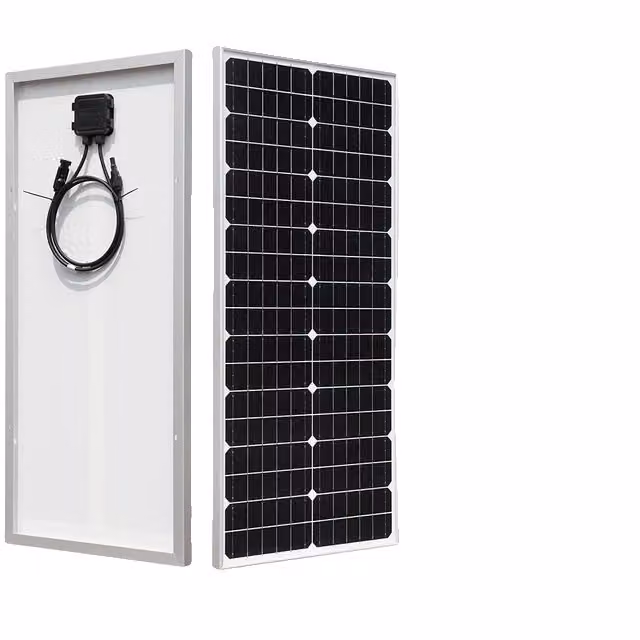Pannello solare, potenza di 50W, design in vetro rigido, 19,8V 50W