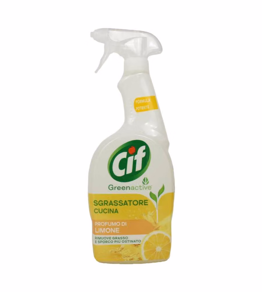 Cif Sgrassatore Cucina Spray Limone 650 ml per Piani Induzione e Piastrelle