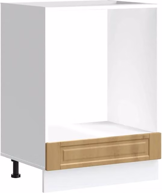 Mobile forno classico 60 x 46 x 81,5 cm con ampio spazio contenitivo piedini regolabili stile rovere lavorato a mano 02_0050311