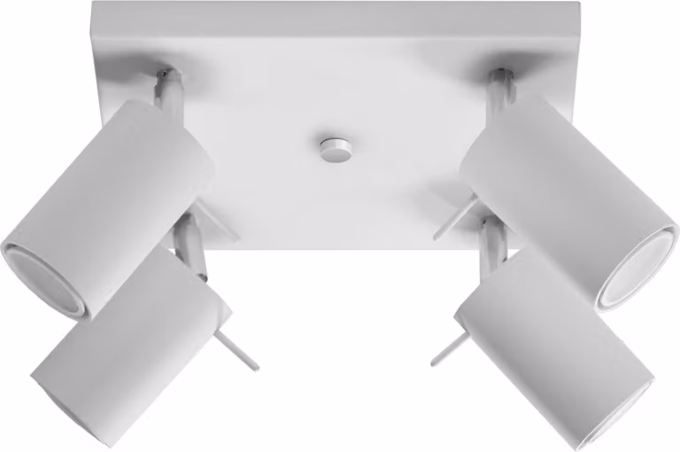 PLAFON MIRAX 4 GU10 Lampada da soffitto Bianca LUMILO