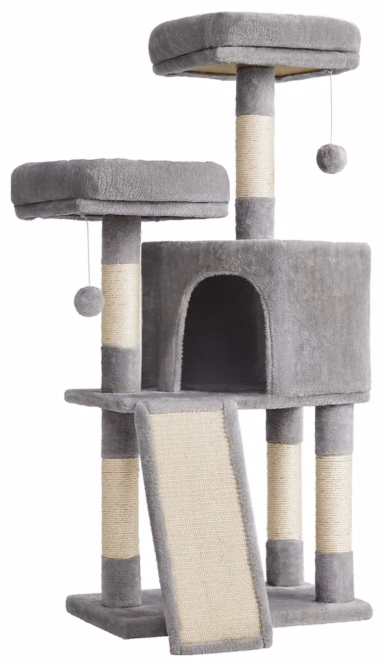 Tiragraffi Per Gatti, Casetta Per Gatti 115 Cm, Rampa Tiragraffi