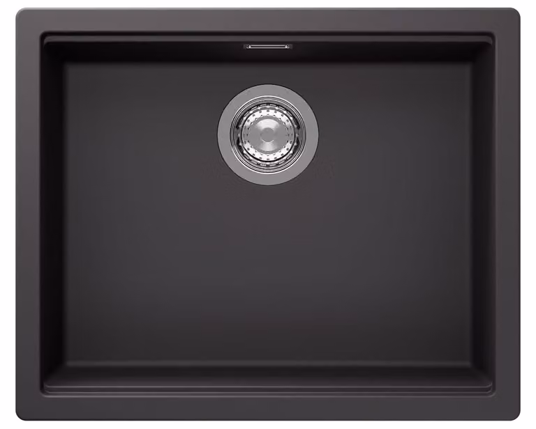 Schock lavabo da incasso Cristadur Kiruna N-100 L A Linea Verde Crepuscolo DSK Funzionamento eccentrico