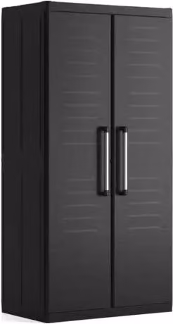 Armadio Keter antracite con ripiani interni L: 65 cm, P: 45 cm, H: 182 cm – 1