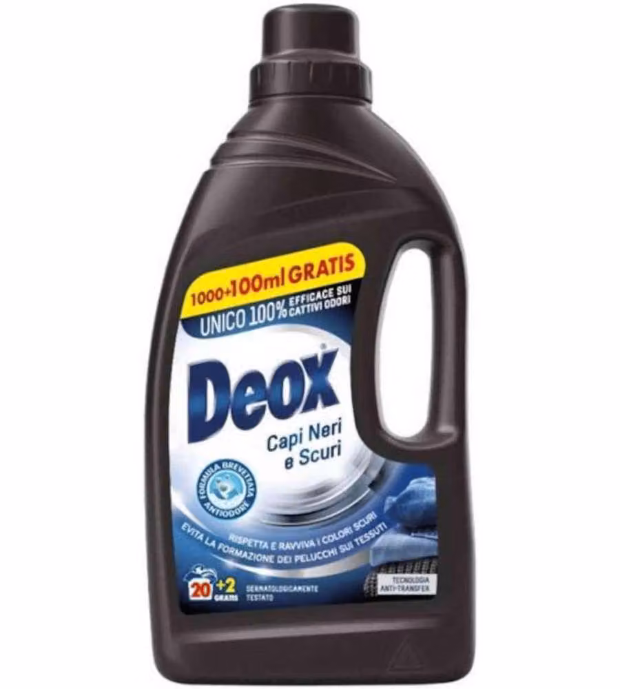 Deox Crema Lavaggio Capi Neri e Scuri 1100ml Senza Profumazione