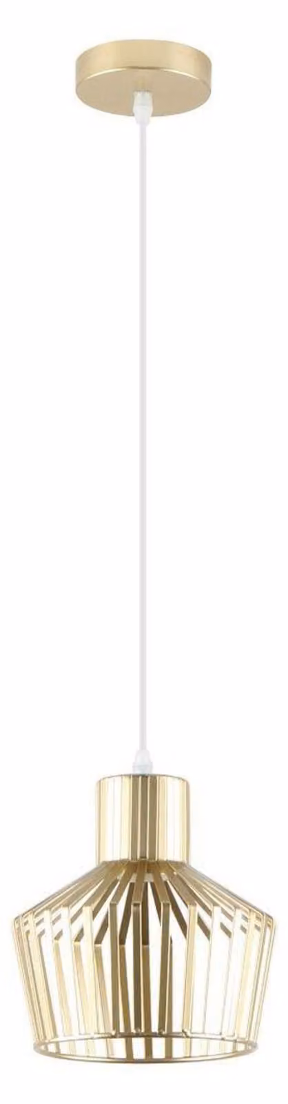 Lampada a sospensione DOLIA dorata 1xE27x40W in metallo, dimensioni: 144,5x18x18 cm, IP20, Zuma Line