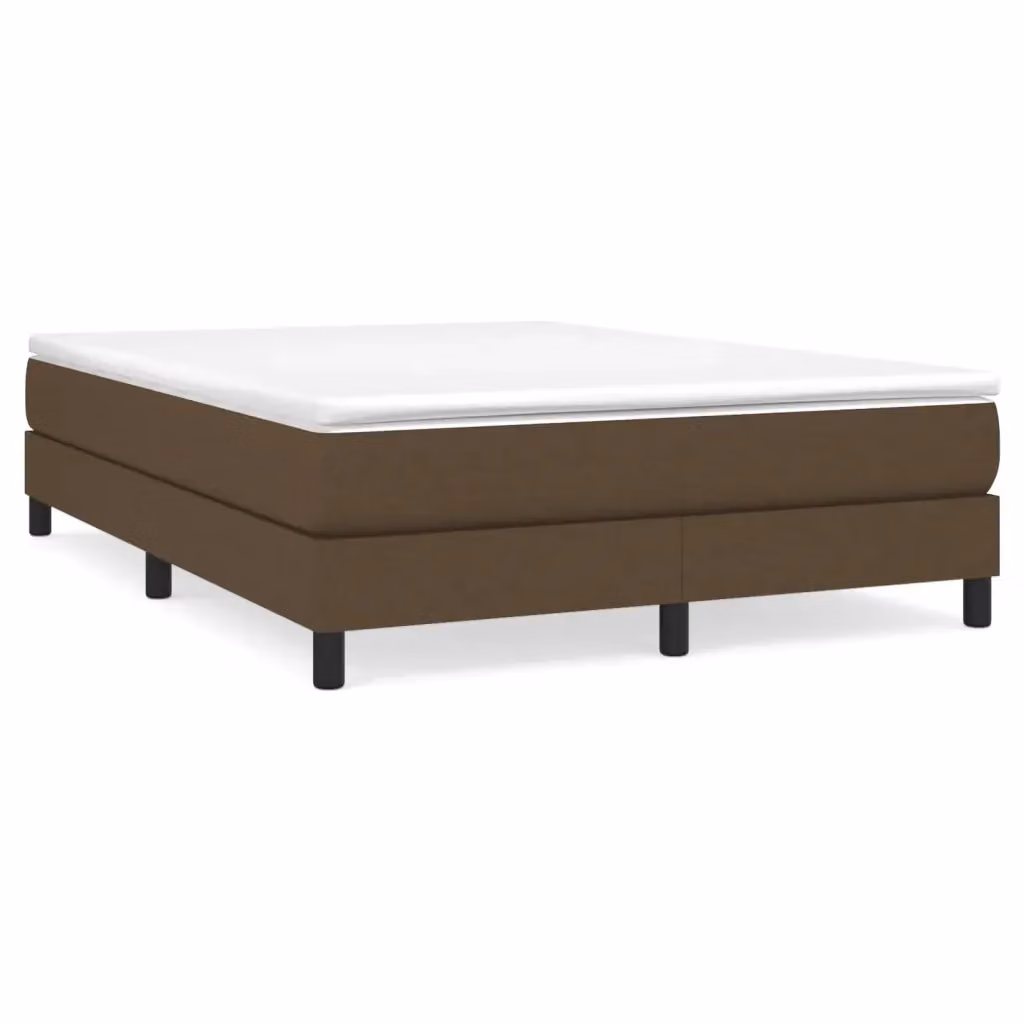 Letto Ibrido con Giroletto a Molle e Materasso vidaXL, Marrone e Bianco, L 140 x P 200 cm – 2