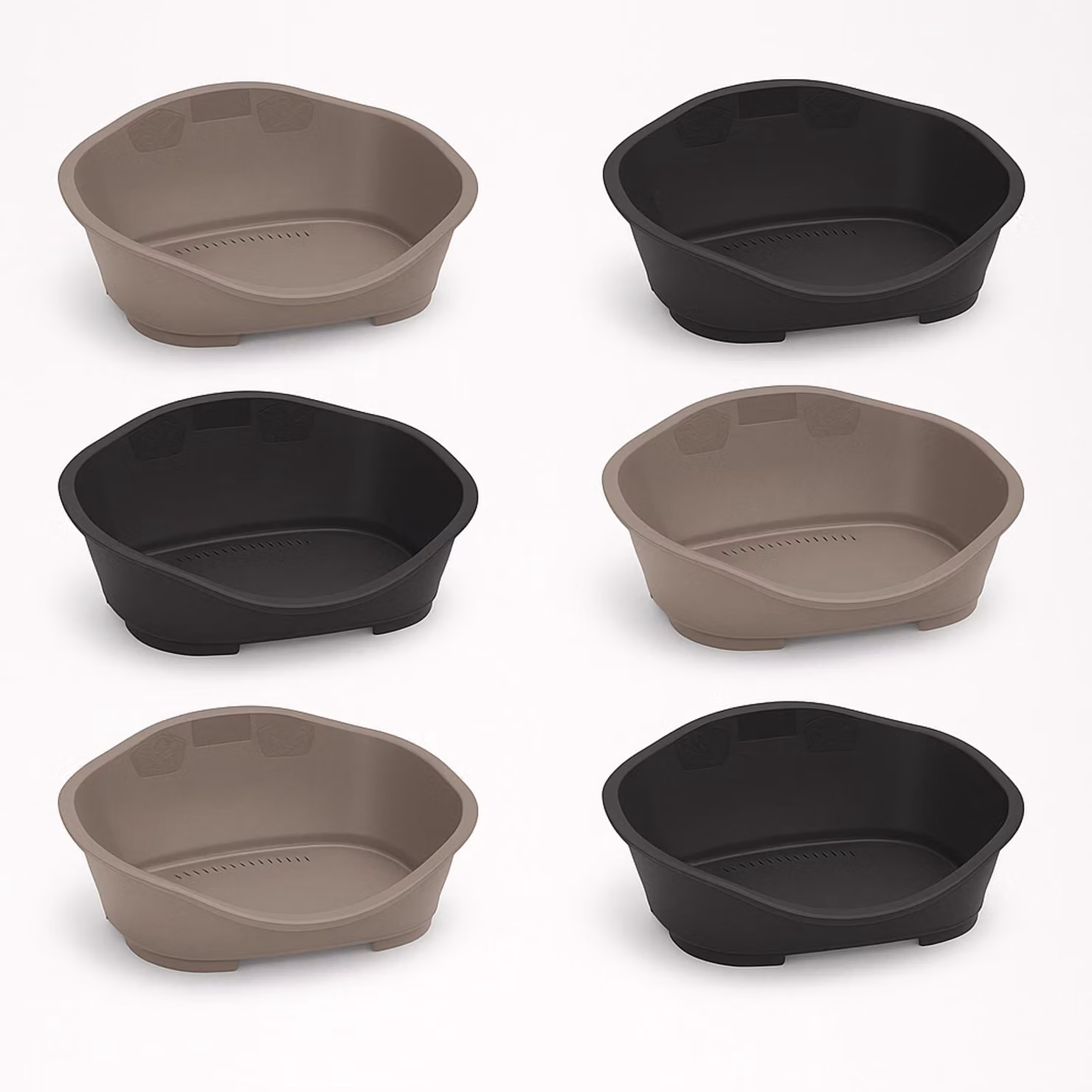 Cuccia per cani in plastica beige Stefanplast (56 x 32 x 80 cm)