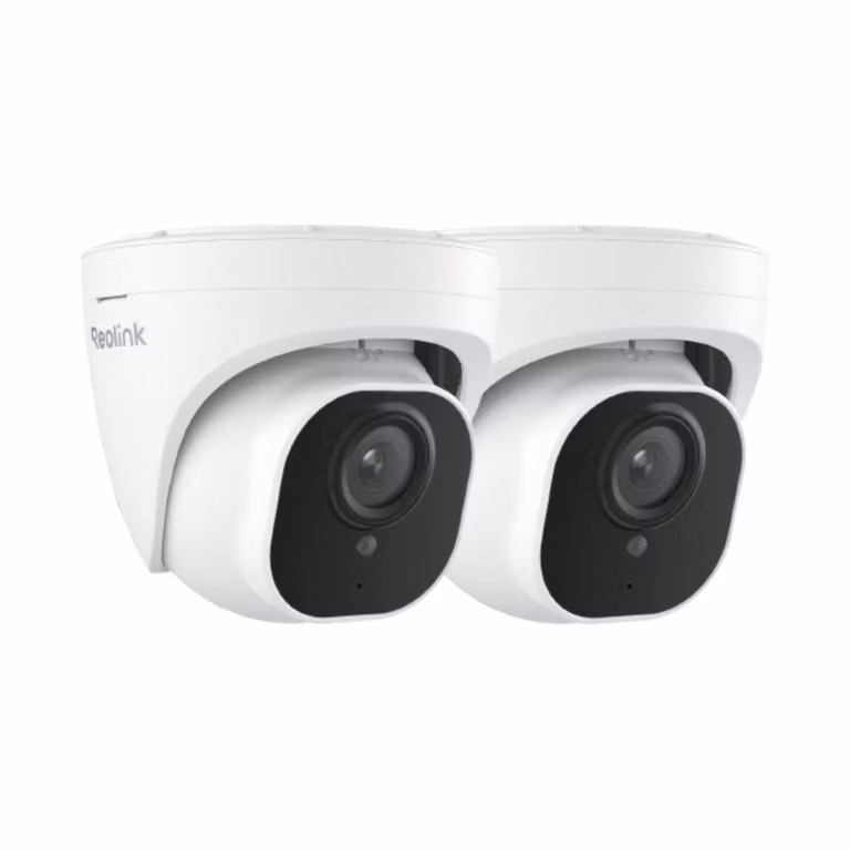 Reolink RLC-820A, telecamere di sorveglianza per esterni 4K 8MP PoE, rilevamento persone/veicoli/animali, visione notturna, registrazione audio, time lapse, IP66, confezione da 2 pz