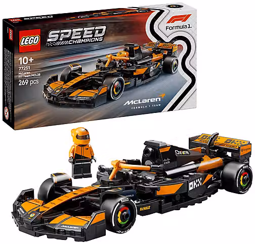 LEGO Speed Champions Auto da corsa McLaren F1 Team MCL38 Arancione 77251