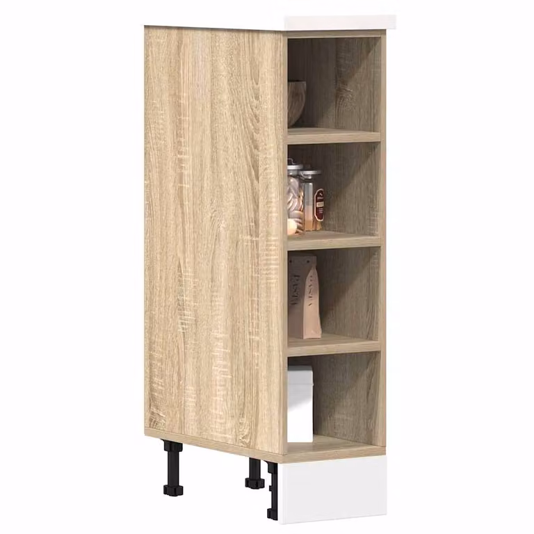 Armadio inferiore da cucina vidaXL Riga colore Rovere Sonoma L/P/H: 20 x 44,5 x 81,5 cm