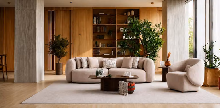 3 Sitzer Sofa Sessel Beige Wohnzimmer geräumig stil modern bequem