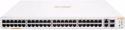 Switch di rete Aruba Instant On 1960 con 48 porte Gigabit, 2 porte 10GBASE-T e 2 porte SFP+, colore Bianco JL808A#ABB