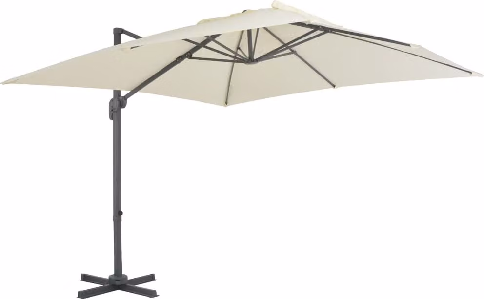 Maison Exclusive - Ombrellone con palo in alluminio 300 x 300 cm sabbia