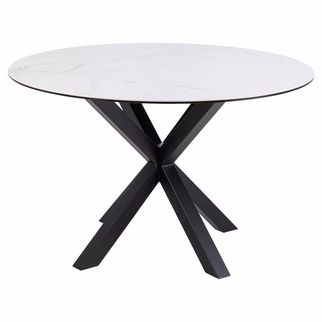 Tavolo da pranzo Heaven Ø119cm bianco.